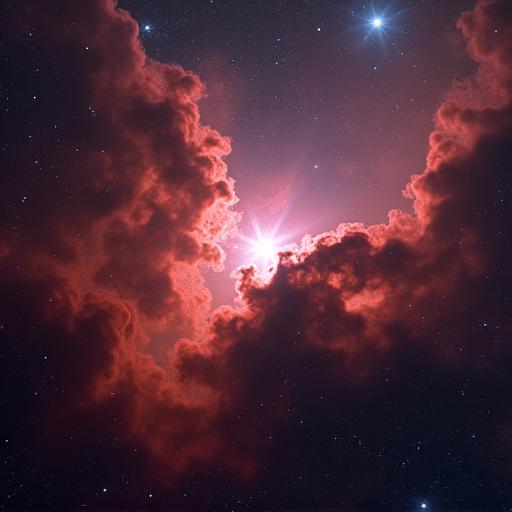 선명하게 촬영된 오리온 대성운의 모습